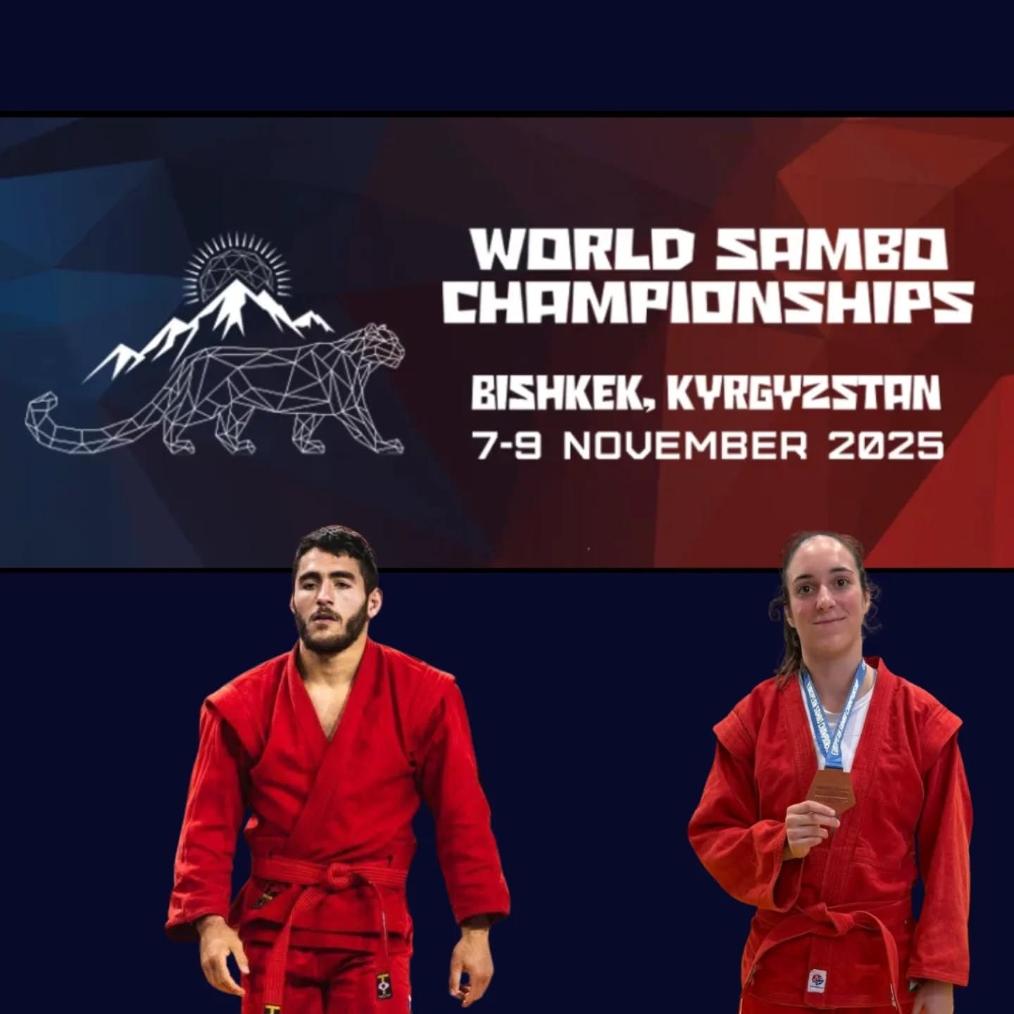 Gracia y Ramos, en el Campeonato del Mundo de Sambo